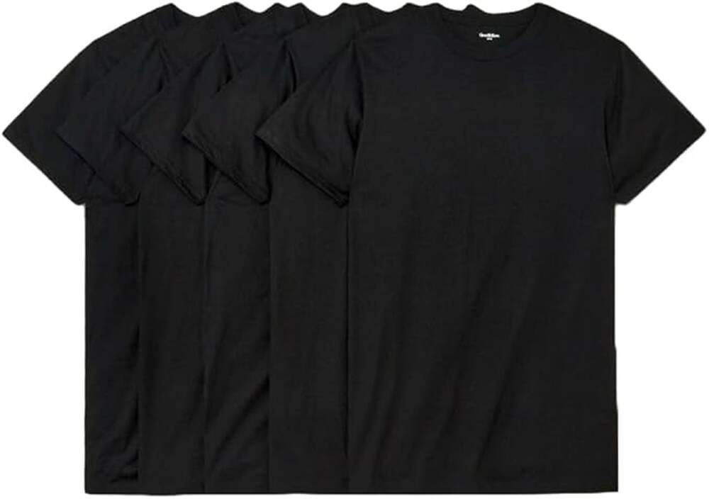 Goodfellow & Co Men's 4 Pack Short Sleeve Crew Neck Undershirt SIZE Large